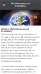Mobile Screenshot of multidimensionalevolution.com